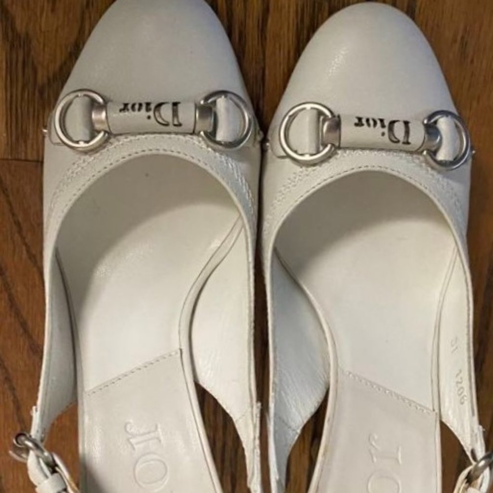 SOLD on Ebay! Dior Shoes ALL LEATHER Made in Italy EU 36 White Color